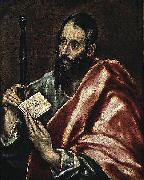 El Greco St. Paul oil on canvas